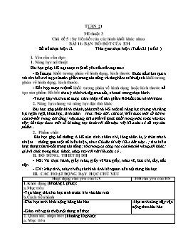 Kế hoạch bài dạy Mĩ thuật 3+4+5 - Tuần 21 - Năm học 2022-2023 - Trần Thị Kim Lành