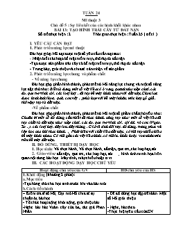 Kế hoạch bài dạy Mĩ thuật 3+4+5 - Tuần 25 - Năm học 2022-2023 - Trần Thị Kim Lành