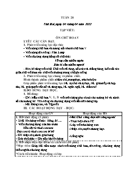Kế hoạch bài dạy Tiếng Việt 3 - Năm học 2021-2022 - Đinh Thị Diệu Chi