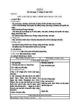 Kế hoạch bài dạy Tin học 3+4+5 - Tuần 5 - Năm học 2021-2022 - Đoàn Thị Ngọc Mùi