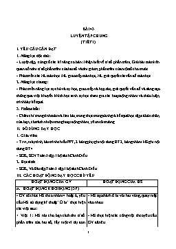 Kế hoạch bài dạy Toán 5 Sách Cánh diều - Tuần 16