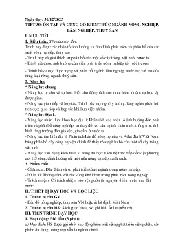 Giáo án Địa lí 9 - Tuần 18+19 - Năm học 2023-2024