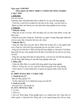 Giáo án Địa lí 9 - Tuần 4 - Năm học 2023-2024