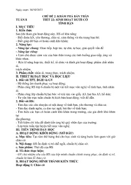 Giáo án Hoạt động trải nghiệm 6 - Tuần 8, Tiết 22: Sinh hoạt dưới cờ Tình bạn - Năm học 2023-2024