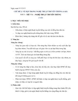 Giáo án Mĩ thuật 8 (Kết nối tri thức) - Tiết 5+6, Bài 3: Nghệ thuật truyền thông - Năm học 2023-2024