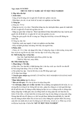 Giáo án Ngữ văn 6 - Tuần 11 - Năm học 2023-2024