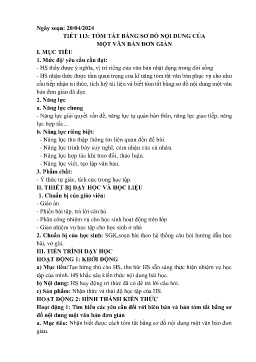 Giáo án Ngữ văn 6 - Tuần 34 - Năm học 2023-2024