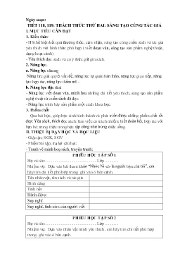 Giáo án Ngữ văn 6 - Tuần 36 - Năm học 2023-2024