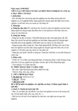 Giáo án Ngữ văn 6 - Tuần 4 - Năm học 2023-2024