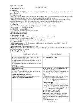 Giáo án Ngữ văn 6 - Tuần 8 - Năm học 2023-2024