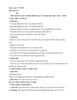 Giáo án Ngữ văn 9 - Tuần 26, Tiết 108-112