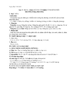 Giáo án Sinh học 9 - Tuần 32 - Năm học 2023-2024