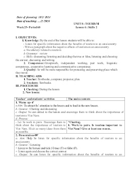 Giáo án Tiếng Anh 9 - Week 25 - Năm học 2023-2024