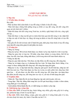 Giáo án Toán 6 (Kết nối tri thức) - Tiết 17+18: Luyện tập chung