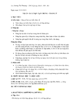 Giáo án Toán 7 (Kết nối tri thức) - Tiết 23+24: Luyện tập chung (Trang 37) - Năm học 2023-2024 - Dương Thị Phượng