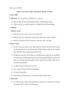Giáo án Toán 7 (Kết nối tri thức) - Tiết 6-8, Bài 19: Biểu đồ đoạn thẳng - Năm học 2023-2024 - Dương Thị Phượng