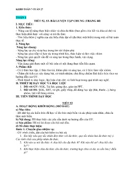 Giáo án Toán 7 (Kết nối tri thức) - Tuần 27 - Năm học 2023-2024