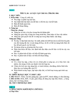 Giáo án Toán 7 (Kết nối tri thức) - Tuần 29 - Năm học 2023-2024