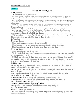 Giáo án Toán 7 (Kết nối tri thức) - Tuần 35+36 - Năm học 2023-2024