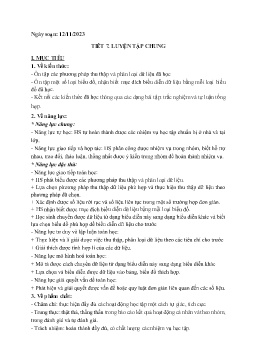 Giáo án Toán 8 (Kết nối tri thức) - Tuần 11 - Năm học 2023-2024 - Dương Thị Phượng