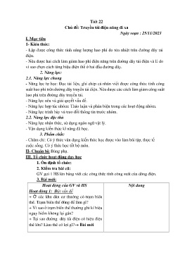 Giáo án Vật lí 9 - Tuần 13 - Năm học 2023-2024