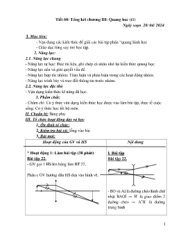 Giáo án Vật lí 9 - Tuần 35+36 - Năm học 2023-2024